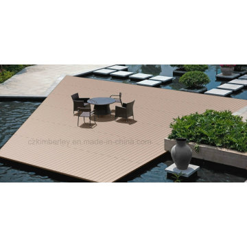 Factory Direct Sale Solid Waterproof Wood and Plastic Composite WPC Decking Laminate Flooring